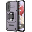 Pouzdro pro Samsung Galaxy M34, KickStand Camera Lens, fialové