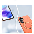 Pouzdro s podstavcem MagSafe pro Samsung Galaxy A57 5G, oranžové