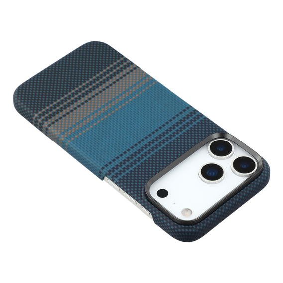 Pouzdro pro iPhone 17 Pro, Aramid Fiber, pro MagSafe, tenké a lehké, modré