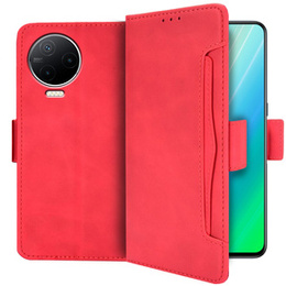 Klopové pouzdro pro Infinix Note 12 2023, Card Slot, červené