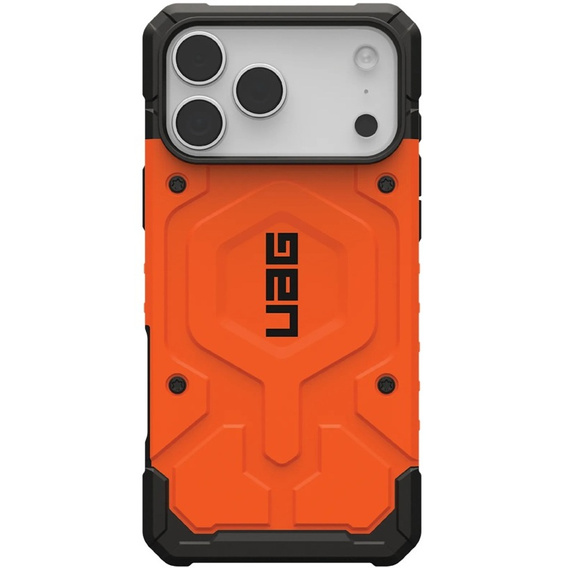 Pouzdro Urban Armor Gear pro iPhone 17 Pro, Pathfinder MagSafe, oranžové