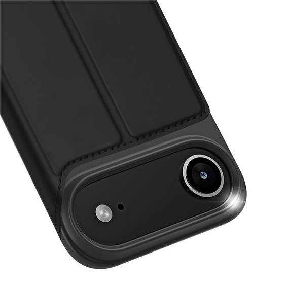 Dux Ducis pouzdro pro iPhone Air, Skin Pro, s klopou, s přihrádkou na kartu, černé