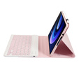 Pouzdro + klávesnice Xiaomi Pad 6/6 Pro, růžové rose gold