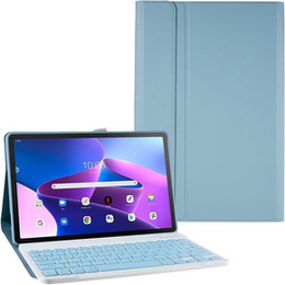 Pouzdro + klávesnice Lenovo Tab M10 Plus Gen 3 TB-125F TB-128F, modré