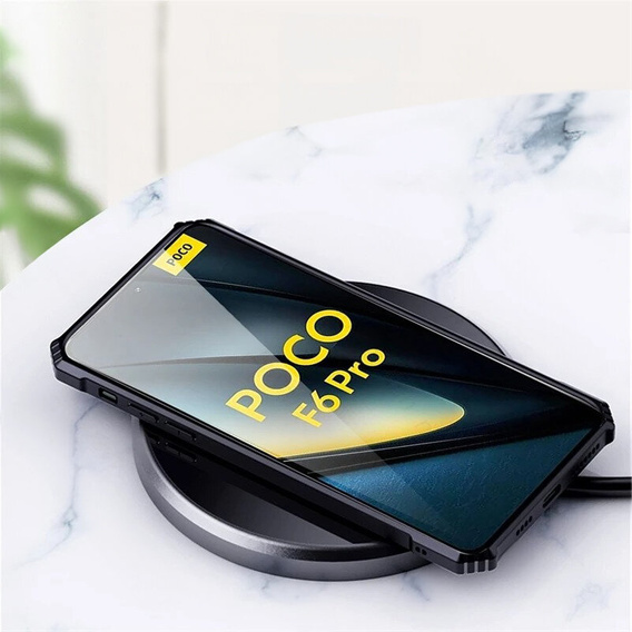 Pouzdro pro Xiaomi Poco F6 Pro, AntiDrop Hybrid, černé