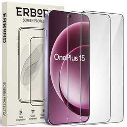 2x tvrzené sklo ERBORD 9H Hard Glass pro OnePlus 15R