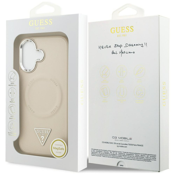 Pouzdro GUESS Triangle Logo MagSafe pro iPhone 17