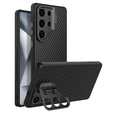 Pouzdro pro Samsung Galaxy S25 Ultra, pancéřované Nillkin, Carboprof Case, pro Magsafe, černé