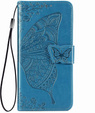 Klopové pouzdro pro Infinix Hot 50 4G, Butterfly, modré