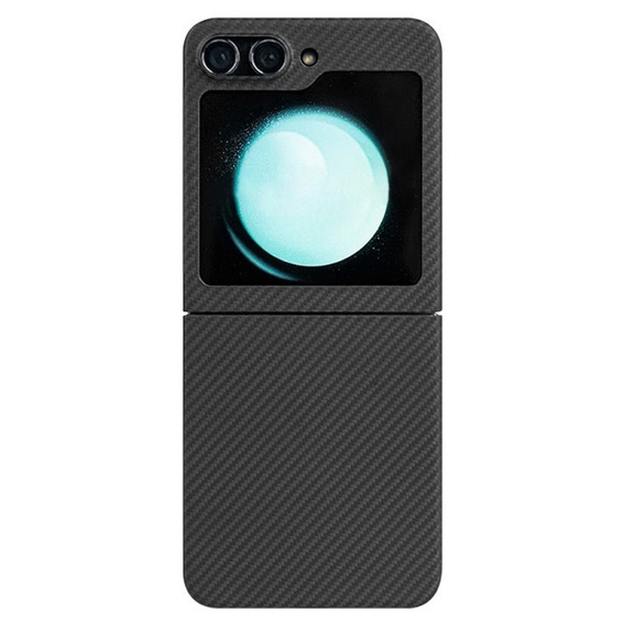 Pouzdro pro Samsung Galaxy Z Flip7 FE / Z Flip6, Aramid Fiber Cover, černé