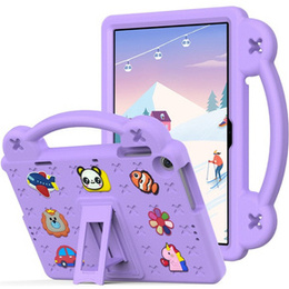 Dětské pouzdro pro Lenovo Tab M10 10.1 Gen 3 TB-328FU/TB-328XU, Cute Patterns, se stojánkem, fialové