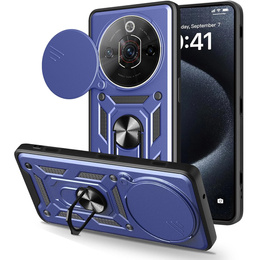 Pouzdro CamShield Slide s krytem fotoaparátu a kroužkem pro Nubia Focus Pro 5G, modré