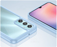 Pouzdro pro Samsung Galaxy A25 5G, Fusion Hybrid, transparentní / modré + 9H sklo 