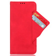 Klopové pouzdro pro Samsung Galaxy A26, Card Slot, červené