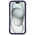Pouzdro pro iPhone 15 Plus, ERBORD Armor Mag, fialové