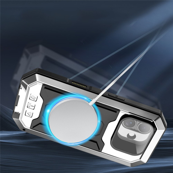 Pevné pouzdro R-JUST s krytem displeje a stojánkem pro iPhone 17