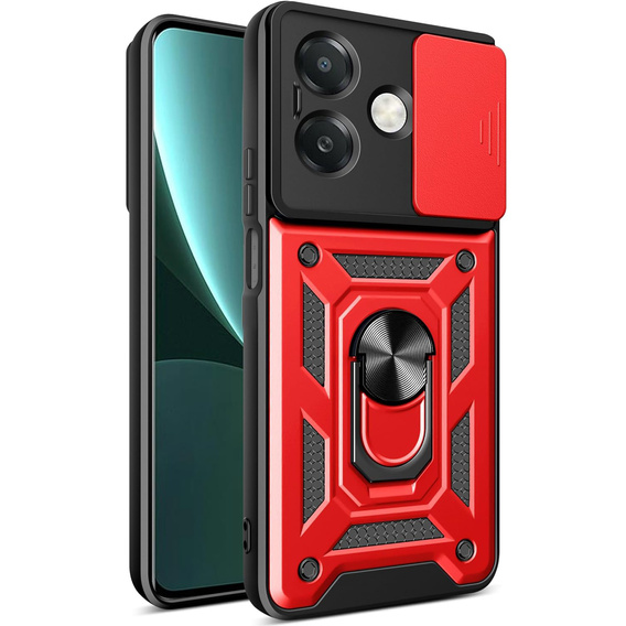 Pouzdro pro Oppo A40 / Oppo A40m, CamShield Slide, červené