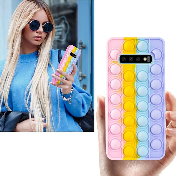 Pouzdro Push Bubble Pop It pro Samsung Galaxy S10 Plus