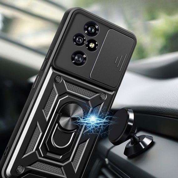 Pouzdro pro Honor 200 Pro 5G, CamShield Slide, černé