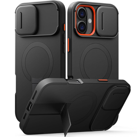 Pouzdro pro iPhone 12 / 12 Pro, Suritch Shockproof, pro MagSafe, černé