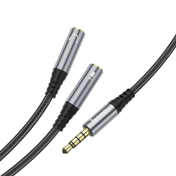 Hoco UPA21 Audio kabel AUX 2v1 – rozbočovač Jack 3,5 mm