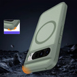Pouzdro s rámečkem pro Google Pixel 9 / Google Pixel 9 Pro, pro MagSafe, zelené