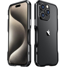 Pouzdro LUPHIE pro iPhone 15 Pro, Armor Bumper, černé
