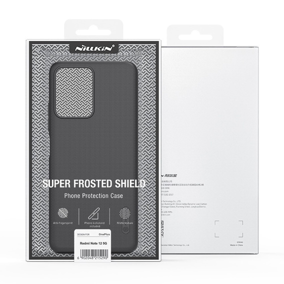Pouzdro NILLKIN pro Xiaomi Redmi Note 12 5G / POCO X5 5G, Super Frosted Shield Case, černé