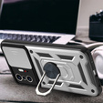 Pouzdro pro Xiaomi 11T / 11T Pro, CamShield Slide, stříbrné