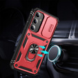 Pouzdro pro Samsung Galaxy S24+ Plus, CamShield Slide, červené / černé