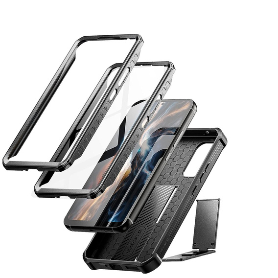 Pancéřové pouzdro pro Samsung Galaxy A34 5G, Dexnor Full Body (Two Frames), černé