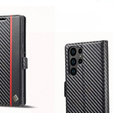 Flipové pouzdro pro Samsung Galaxy S25 Ultra, Carbon LC.IMEEKE, černé