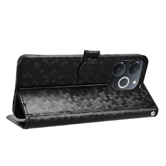 Flipové pouzdro pro Realme Note 70T 4G, Wallet Rhombus, černé