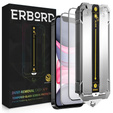 2x tvrzené sklo pro iPhone 11 / XR, ERBORD Easy App Full Screen Protector