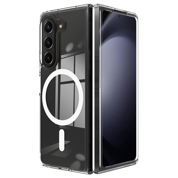 Pouzdro pro Samsung Galaxy Z Fold6 5G, Fusion Hybrid, pro MagSafe, průhledné