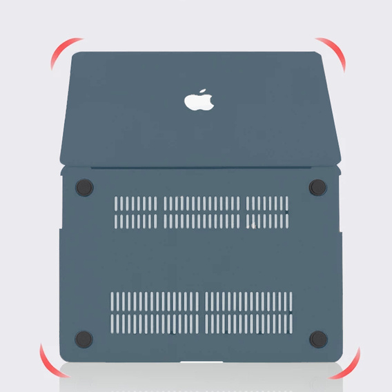 Pouzdro pro MacBook Air 13 A2337 M1 A2179 A1932, HardShell, námořnicky modré