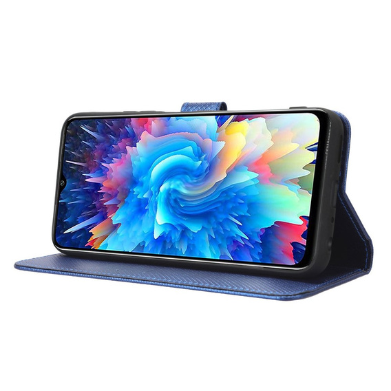 Klopové pouzdro pro Infinix Hot 20 5G, Wallet Smart Magnet Case, modré