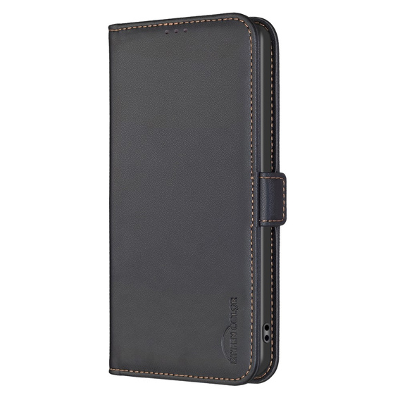 Klopové pouzdro pro Xiaomi Redmi Note 13 5G, BINFEN Wallet, černé