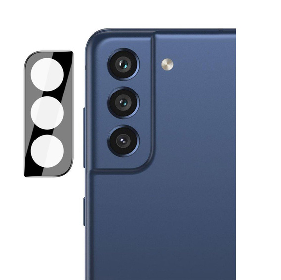 IMAK Camera Glass pro Samsung Galaxy S21 FE, modré