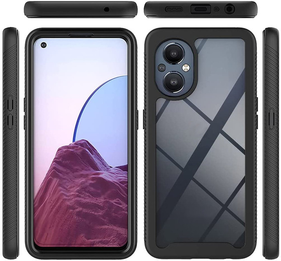Pouzdro pro Oppo Reno7 Lite, Shockproof, s fólií, modré