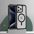 Pouzdro s rámečkem pro iPhone 14 Pro, pro MagSafe, transparentní / černé