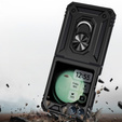 Pancéřové pouzdro pro Samsung Galaxy Z Flip7 FE / Z Flip6, Nox Case Ring, černé