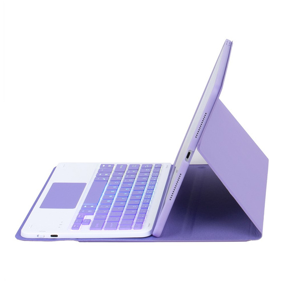 Pouzdro s podsvícenou klávesnicí Bluetooth a touchpadem pro Samsung Galaxy Tab A11+