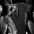 Pouzdro BENKS Kevlar pro iPhone 15 Plus, Carbon Fiber, černé