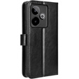 Klopové pouzdro pro Realme GT 7 / 7T, Crazy Horse Wallet, černé