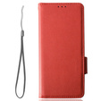 Klopové pouzdro pro Xiaomi Redmi Note 12 5G / POCO X5 5G, Wallet Litchi Magnet, červené