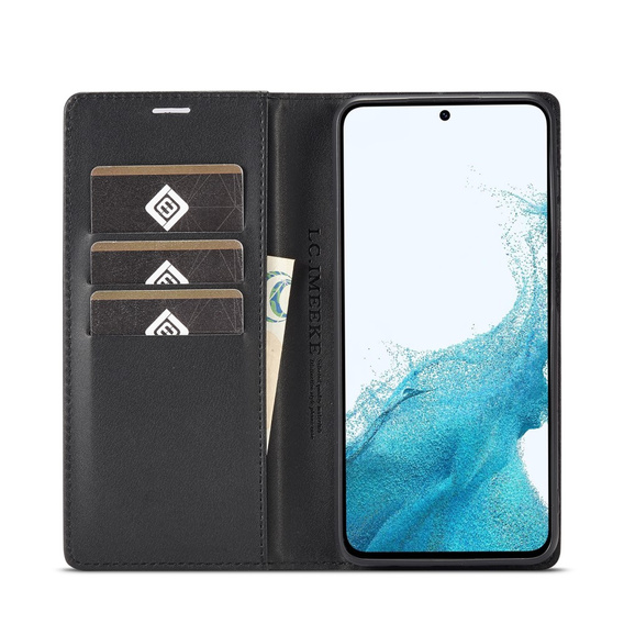 Klopové pouzdro pro Samsung Galaxy A55, Carbon LC.IMEEKE, černé