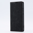 Pouzdro pro Oppo A78 4G, ERBORD Vintage peněženka s klopou, černé