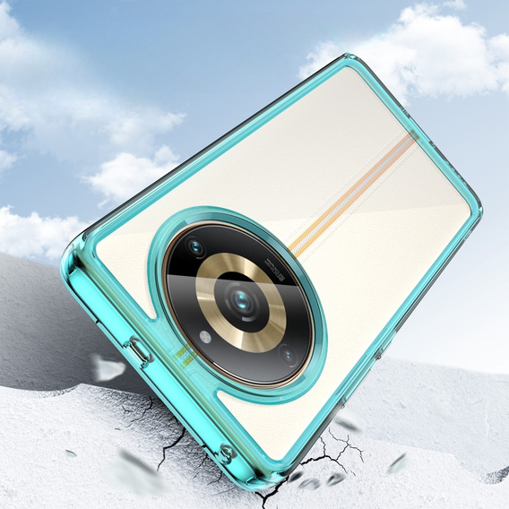 Pouzdro pro Realme 11 Pro 5G / 11 Pro+ 5G, Fusion Hybrid, transparentní / modré