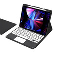 Pouzdro + klávesnice iPad Air 10.9 4 2020 / 5 2022, Touchpad, černé